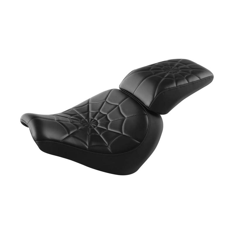 Motorradsitz Beifahrersitz Motorradfahrer-Fahrer-Beifahrersitz Für Für Fat Boy FLFB Für Fat Boy 114 FLFBS 2018-2022 2019 2020 2021(Black) von YFWLNZD