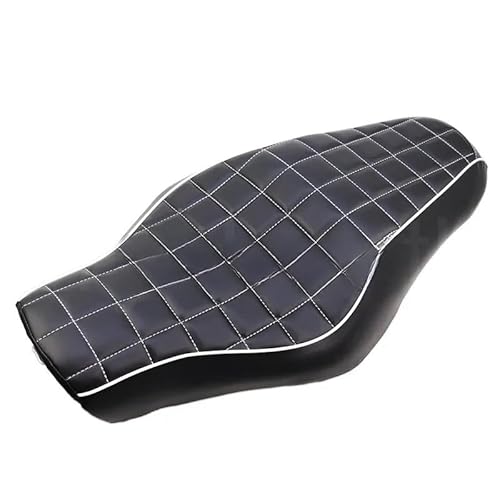 Motorradsitz Beifahrersitz Schwarzer Beifahrersitz Mit Zwei Sitzen Für Für Sportster XL883 XL1200 2005-2020 06 07 08 09 10 11 12 13 14 15 16 17(Color a) von YFWLNZD