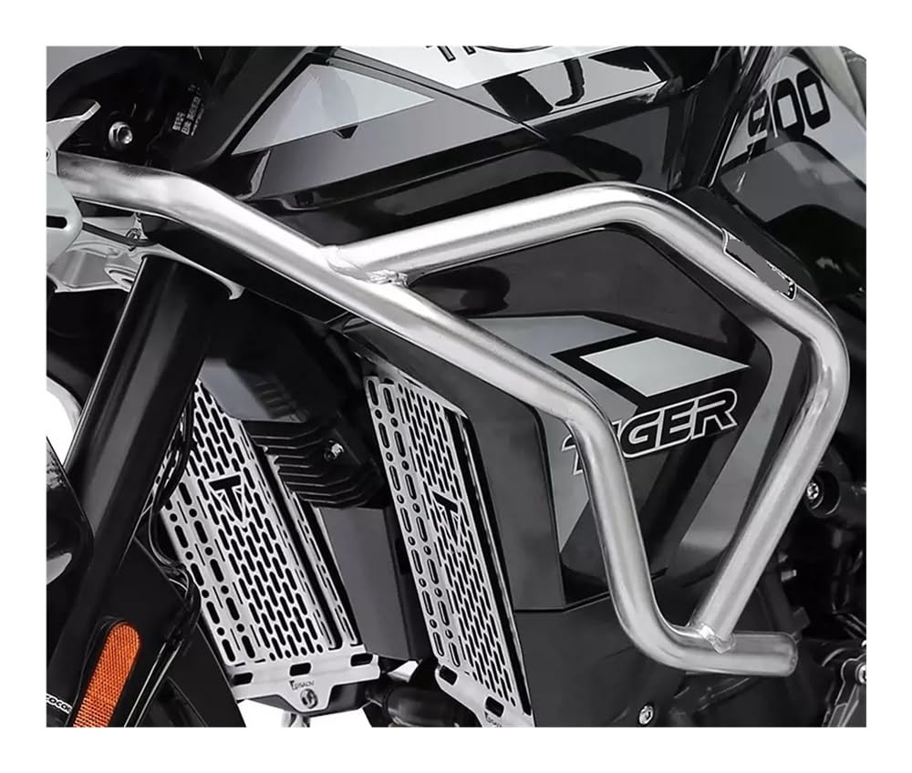Stoßstange Oberer Unterer Stoßfänger-Motorschutzschutz-Sturzbügel Für Tr&iumph Für Für Tiger 850 900 GT-Motorradzubehör von YFWLNZD