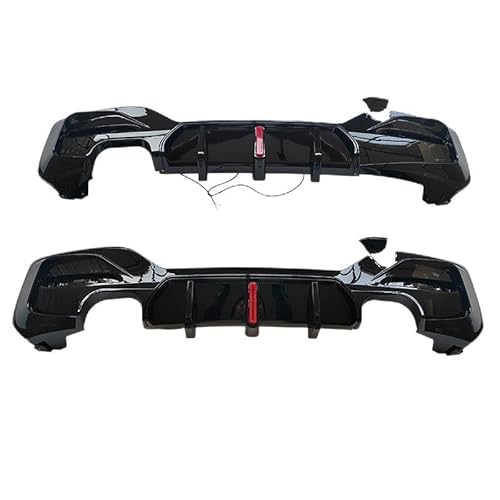 Auto Heckstoßstange Diffusor für BMW 1 Series F20 2015-2020, Heckspoiler Splitter Unterlippe Kratzfeste Protector Auto Zubehör,B Carbon Pattern von YGDBFB88