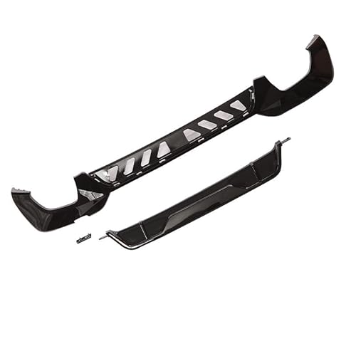 Auto Heckstoßstange Diffusor für BMW 3 Series G20 G28 2020-2022, Heckspoiler Splitter Unterlippe Kratzfeste Protector Auto Zubehör, A Bright Black+Carbon Pattern von YGDBFB88