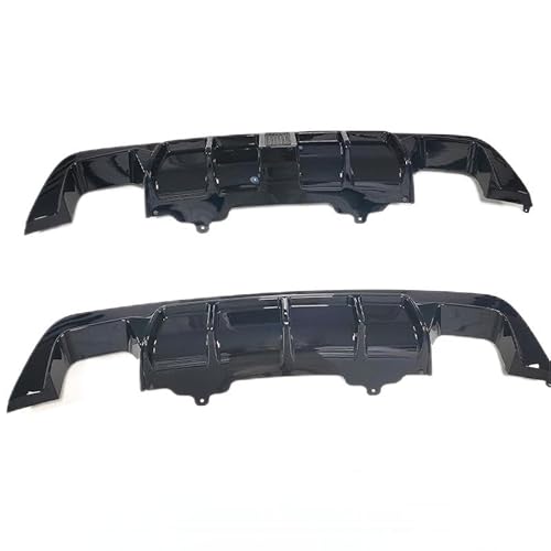 Auto Heckstoßstange Diffusor für BMW 5 Series E60 MP 2005-2009, Heckspoiler Splitter Unterlippe Kratzfeste Protector Auto Zubehör, B with Light von YGDBFB88