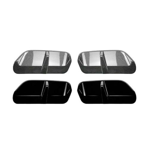 Auto Heckstoßstange Diffusor für BMW X1 U11 2023+, Heckspoiler Splitter Unterlippe Kratzfeste Protector Auto Zubehör, Carbon Fiber Texture von YGDBFB88
