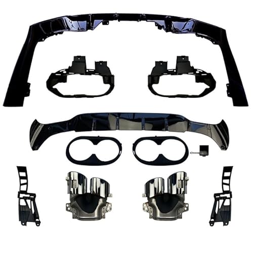 Auto Heckstoßstange Diffusor für Mercedes-Benz CLA-Class C118 CLA45 CLA200 260 2019+, Heckspoiler Splitter Unterlippe Kratzfeste Protector Auto Zubehör von YGDBFB88