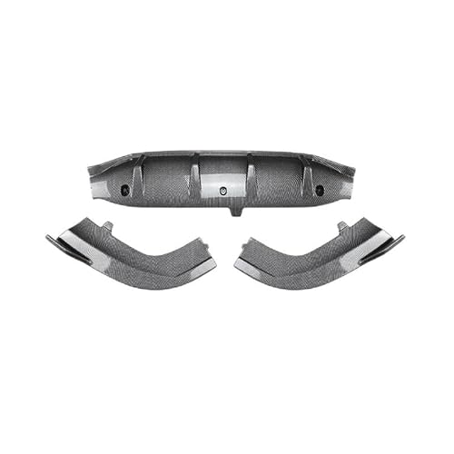 Auto Heckstoßstange Diffusor für Mercedes Benz GLC-Class x254 GLC260 GLC300 2023+, Heckspoiler Splitter Unterlippe Kratzfeste Protector Auto Zubehör, Carbon Fiber Texture von YGDBFB88