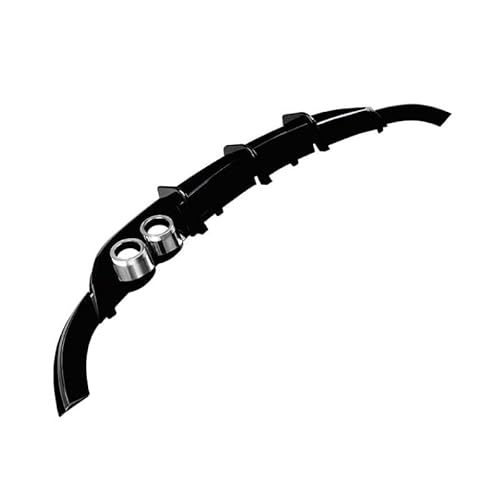 Auto Heckstoßstange Diffusor für VW Polo MK5 6R 2009-2014, Heckspoiler Splitter Unterlippe Kratzfeste Protector Auto Zubehör von YGDBFB88