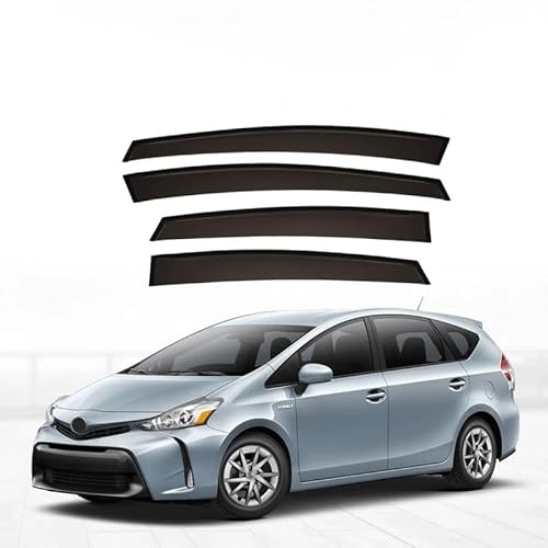 YGDZWZQB Regenschutz für Autofenster für Toyota Prius V MK1-ZVW40-41 2011-2017 Fenster Regenschutz ohne hellen Streifen, extra langlebige Außenhalterung Auto Visiere Regenschutz Autozubehör YGDZWZQB Regenschutz für Autofenster für Toyota Prius V MK1-ZVW40-41 2011-2017 Fenster Regenschutz ohne hellen Streifen, extra langlebige Außenhalterung Auto Visiere Regenschutz Autozubehör von YGDZWZQB