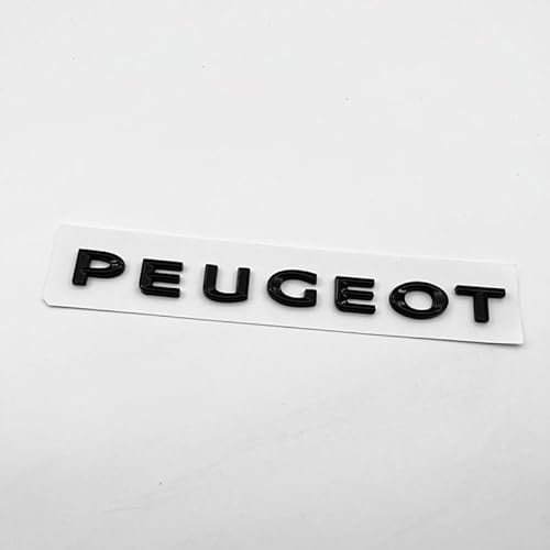 Autoabzeichen, für Peugeot 3D-Metall, Frontgrill-Aufkleber, Karosserie-Emblem, 3D-Buchstaben-Aufkleber, Geschenke,B von YGHJNHB