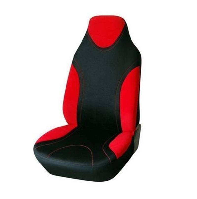Auto Sitzauflagen Set Sitzabdeckung Unterstützt High Back Bucket Auto-Sitzabdeckung Universal-Sitze die meisten Innenausstattung Sitzbezug AutositzbezüGe (Color Name : RED) von YGLONG