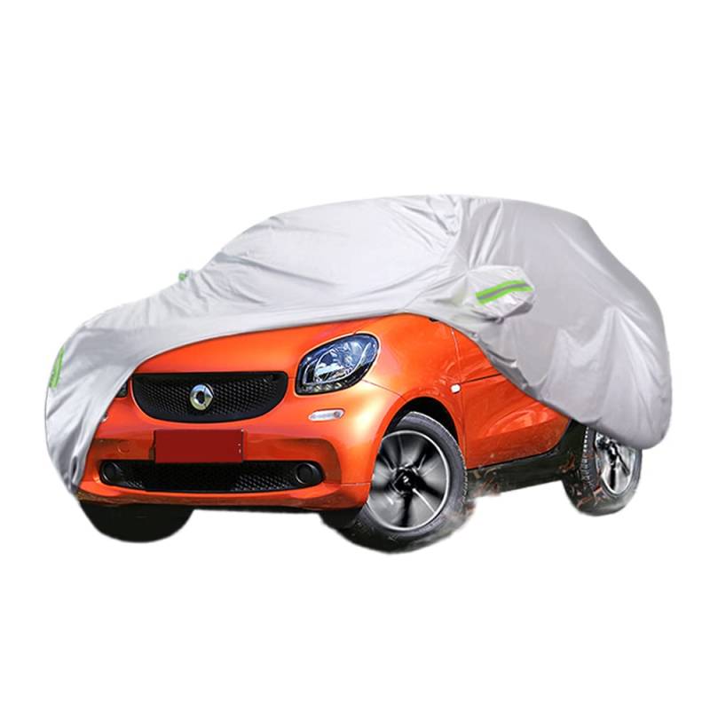 Autoabdeckung Wasserdicht - Auto Abdeckung - Car Cover FüR Smart Fortwo 451 453 Vollgarage Outdoor Indoor Regen Staub Sonnen Uv Schutz Sonnenschutz Sommer Winter von YGSG