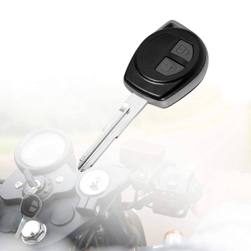 Remote Key Fob Ersatz Passform, Schlüsselanhänger, 2 Tasten Remote Key Shell Gehäuse Abdeckung für Suzuki Vitara Swift Ignis Sx4 Liana Alto Schwarz Kunststoff Und Metall von YHG