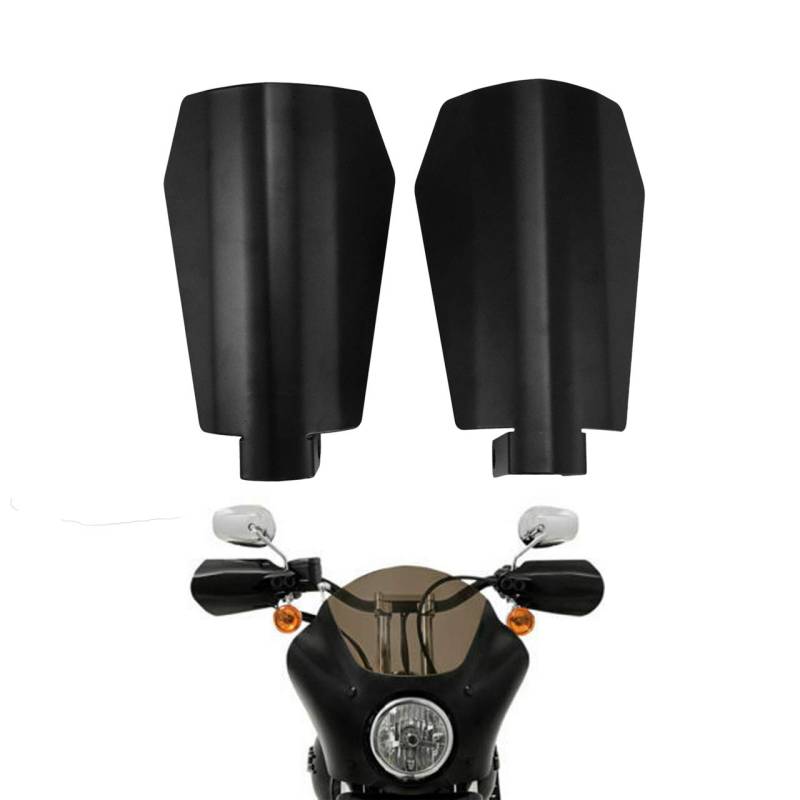 YHMTIVTU Motorrad-Handprotektoren für Lenker, passend für Harley Sportster Touring Street Glide Road King Electra Glide Bagger 2007–2020, Mattschwarz von YHMTIVTU