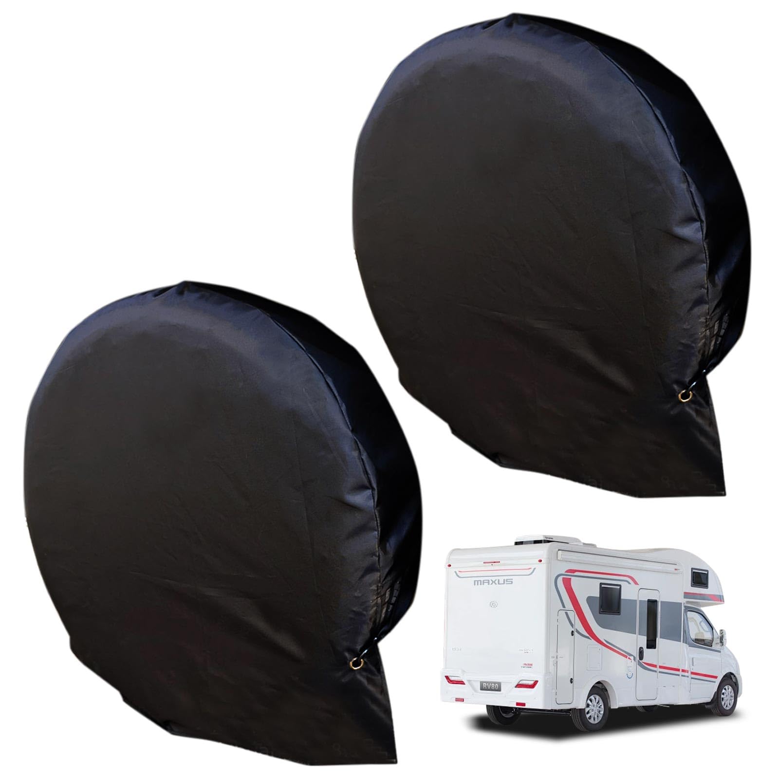 Reifen Abdeckung 2 Stück Wohnwagen Radabdeckung Caravan Zubehör Radabdeckung Wohnwagen Radschutzhülle Wohnwagen Zubehör Reifenschoner für Fahrzeug Wohnwagen Wohnmobil Anhänger LKW und viele Fahrzeuge Reifen Abdeckung 2 Stück Wohnwagen Radabdeckung Caravan Zubehör Radabdeckung Wohnwagen Radschutzhülle Wohnwagen Zubehör Reifenschoner für Fahrzeug Wohnwagen Wohnmobil Anhänger LKW und viele Fahrzeuge von YHNDECO