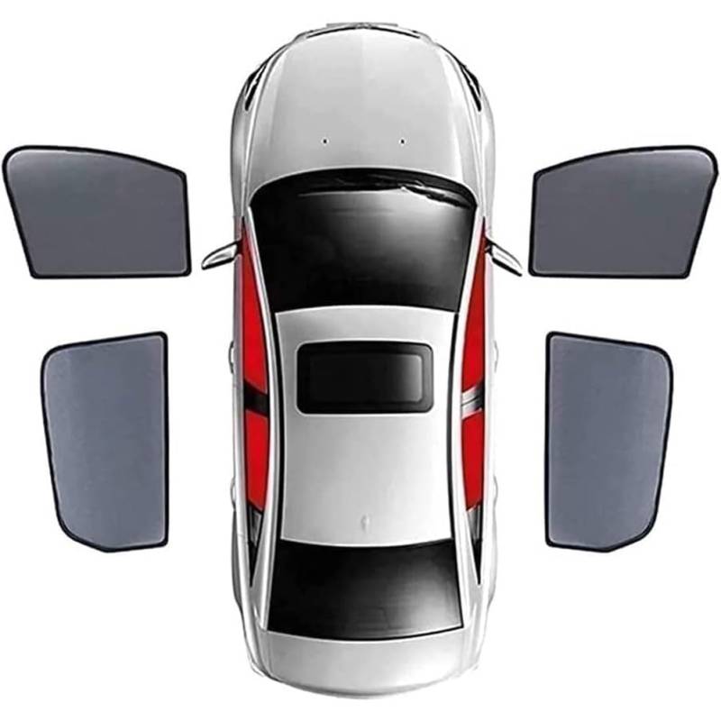 Auto Sonnenschutz Visier für Opel Corsa D A B C E F OPC 2017-2021-pr, Atmungsaktive Mesh Sonnenblende Schutzabdeckung mit UV-Schutz Sommer Reise​ ZubehöR,D/4 Window Doors von YHQKJ