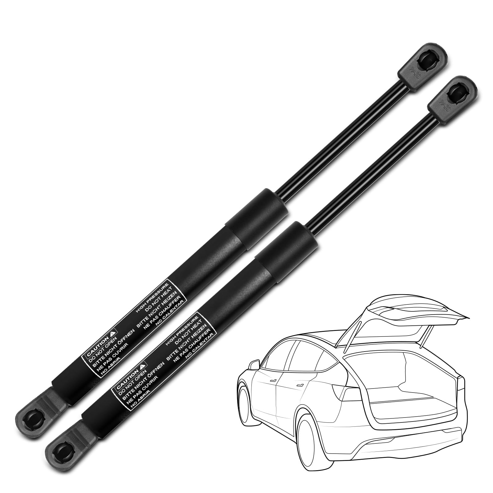 2 Stück Heckklappen-Heckklappen-Heckklappen-Dämpferstreben für Hyundai Santa Fe 2007-2012 2 Stück Heckklappen-Heckklappen-Heckklappen-Dämpferstreben für Hyundai Santa Fe 2007-2012 von YHTAUTO