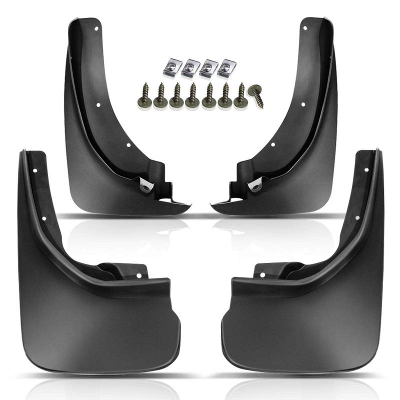 Set mit 4 Schmutzfängern, vorne und hinten, Ersatz für 2011–2018 Ford Explorer Sport Utility von YHTAUTO
