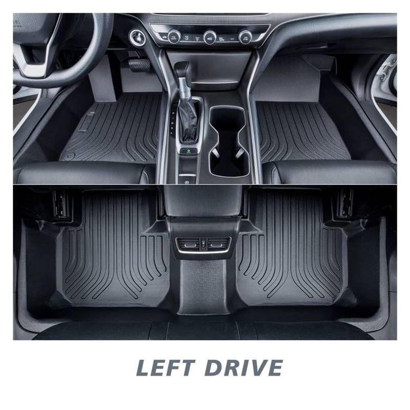 Auto-Bodenmatte, kompatibel mit Changan CS75 PHEV 2014~2023 2015 2018 2019, Panel-Fußteile, TPE-Liner, Teppichpolster, Abdeckung, Teppichzubehör(for PHEV) von YHURALTEX