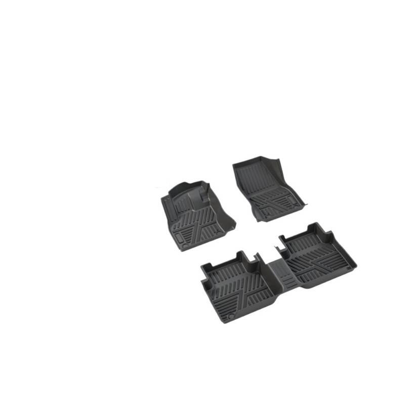 Auto-Bodenmatte, kompatibel mit VW Tiguan L MK2 LWB 2017~2023 2018 2019, Fußteile, TPE-Liner, Teppichpolster, Abdeckung, Teppichzubehör(7 Seats) von YHURALTEX