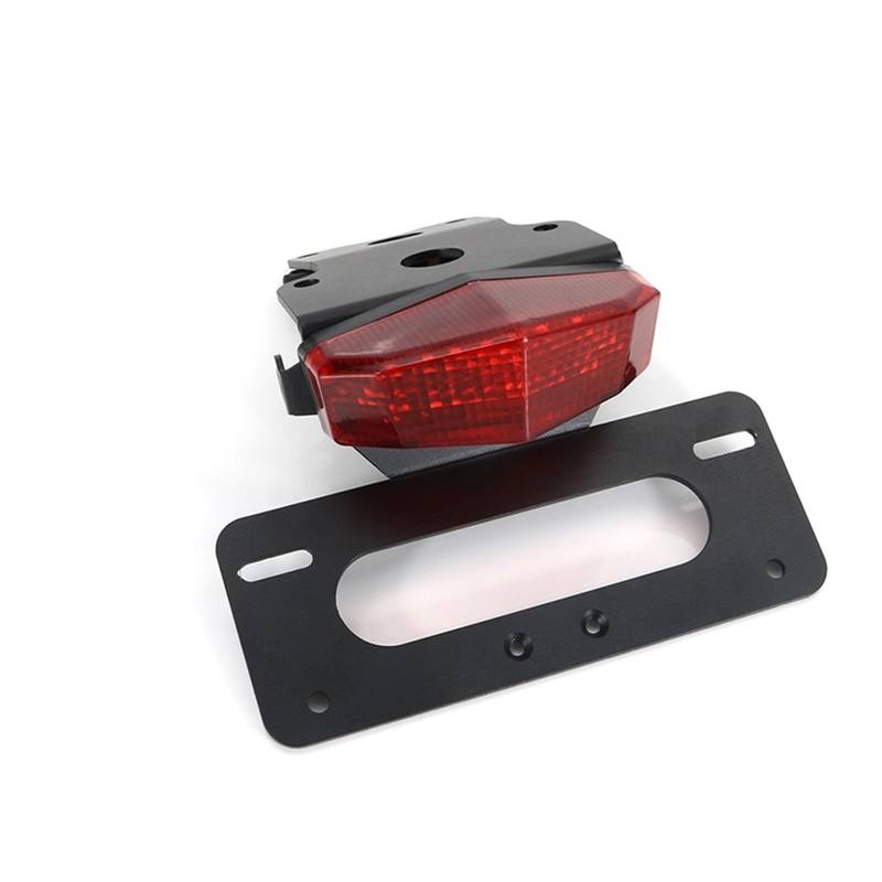 Heck-Fender-Eliminator-Kit Kennzeichenhalter-Halterung Passend for Kawasaki KLX150 KLX 125 D-Tracker 125 2010-2022(Red) von YHURALTEX