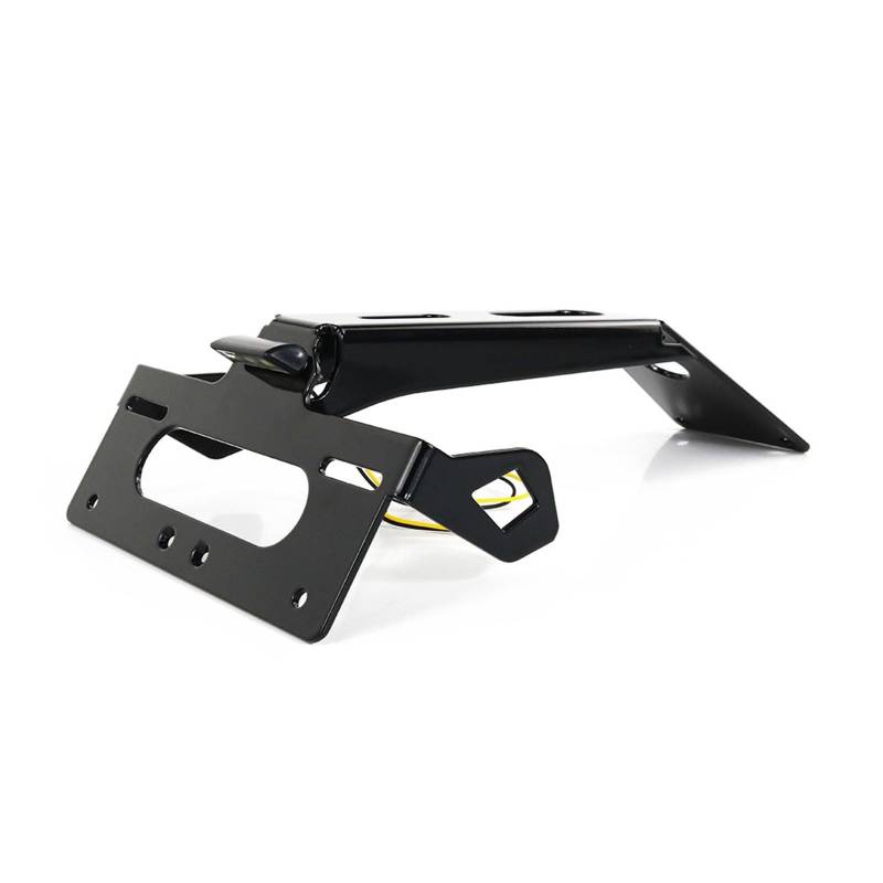 Kennzeichenhalter-Fender-Eliminator-Kit Passend for Ducati Kompatibel mit Monster 950 2021 2022 2023 Motorrad-Heck-Tilder-LED-Licht von YHURALTEX
