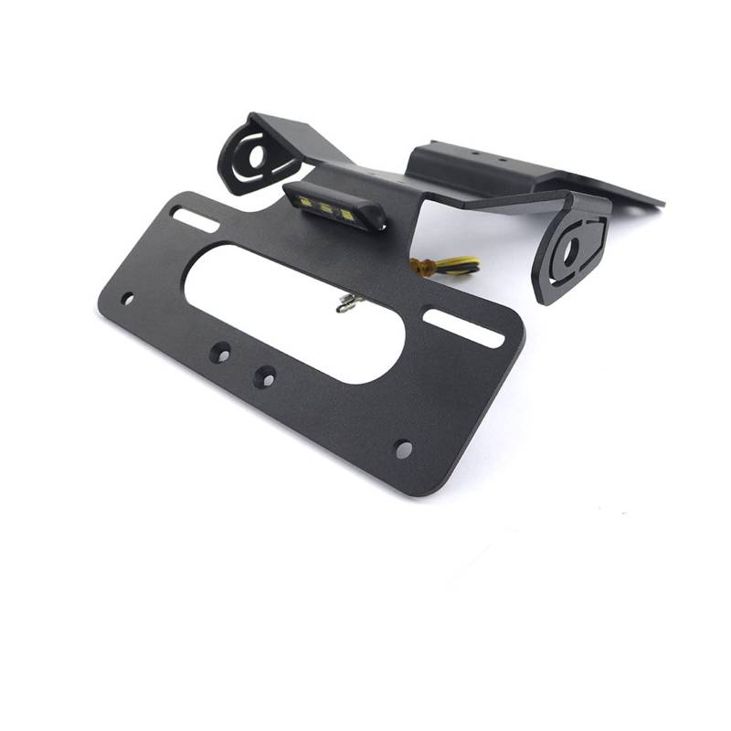 Kennzeichenhalter for Motorradheck, Kotflügel-Eliminierungssatz, Kennzeichenhalterung, passend for Kawasaki Z650RS 2021 2022 2023 von YHURALTEX