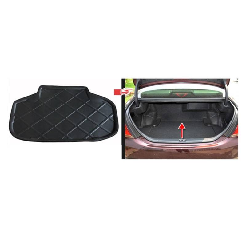 Kofferraummatte for das Auto, kompatibel mit Toyota Crown Royal S200 Hybrid 2009–2012, Bodenauflage, Kofferraumabdeckung, Zubehör(Style B) von YHURALTEX