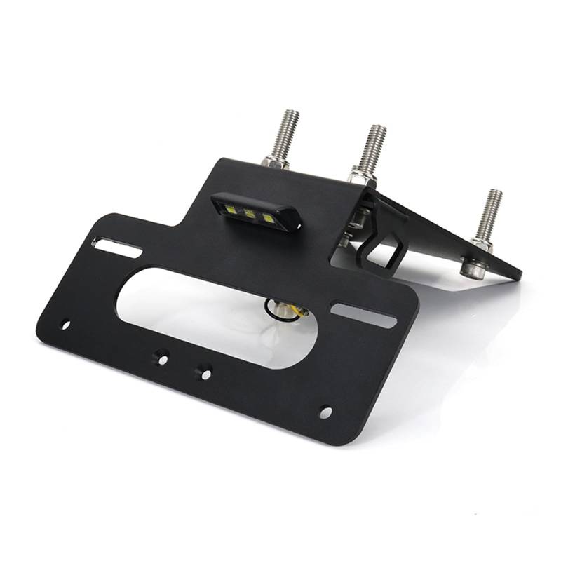 License Plate Holder Bracket Rear Tail Tidy Fender Eliminator Kit 5052-T6 Aluminum Black Fit Compatible with Ducati Compatible with Monster 821 2018-2022 von YHURALTEX