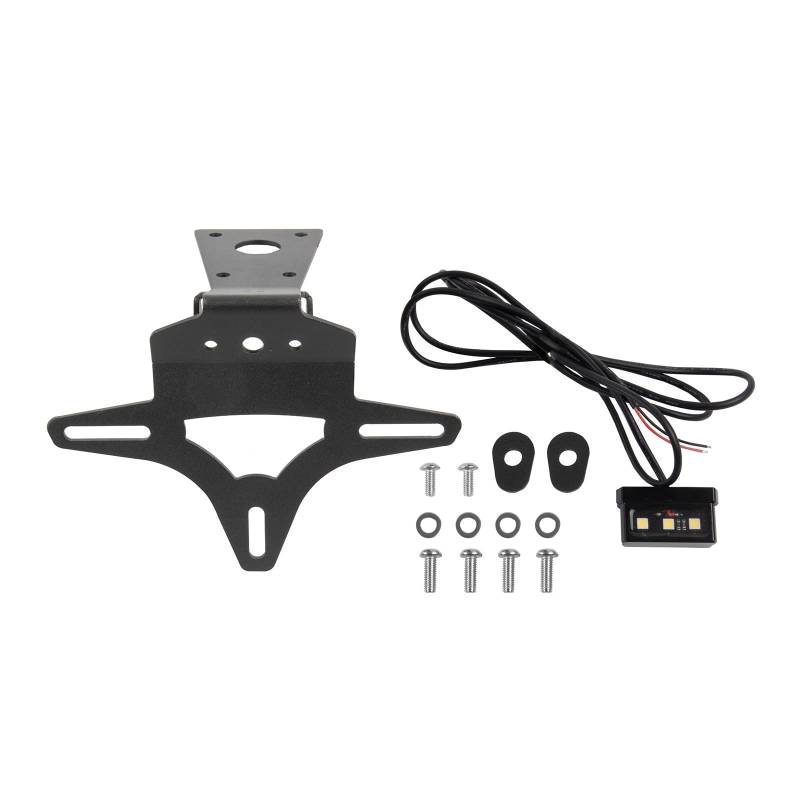 Motorcycle Eliminator Rear License Registeration Plate Frame Bracket with LED Light Compatible with KTM Duke 890 / R 2020 2021 2022 von YHURALTEX