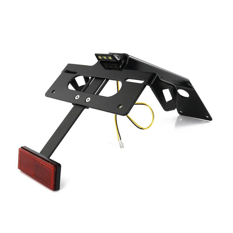 Motorcycle Rear License Plate Holder Bracket with Light Tail Tidy Fender Eliminator Fit Compatible with Ducati Compatible with Monster 950 2021 2022 2023 von YHURALTEX