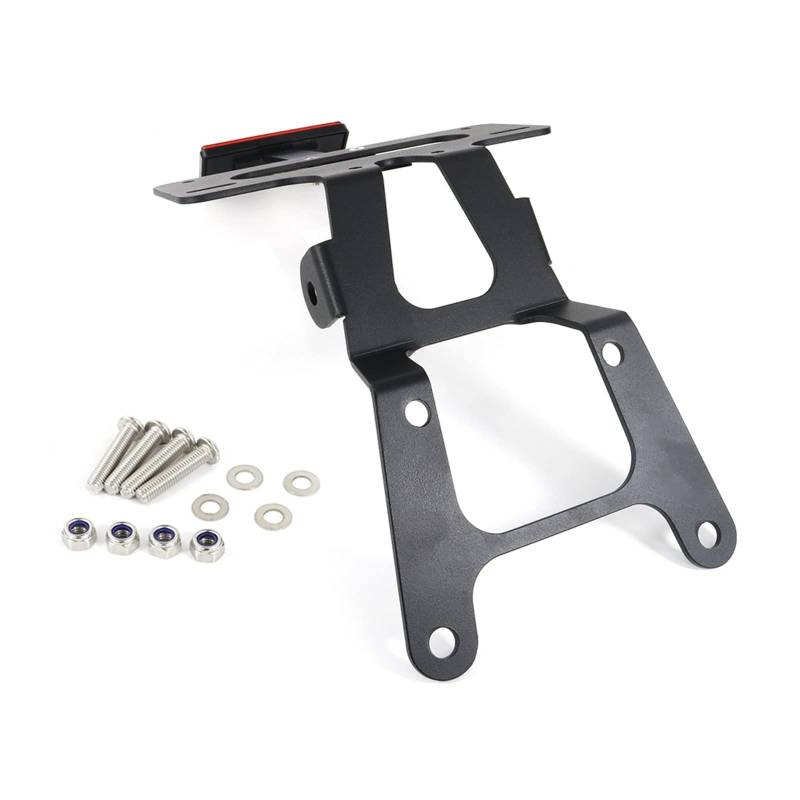 Motorcycle Rear Tail Tidy License Plate Holder Fender Eliminator Kit Black Fit Compatible with CRF450L CRF 450L CRF450RL 2019-2022 von YHURALTEX
