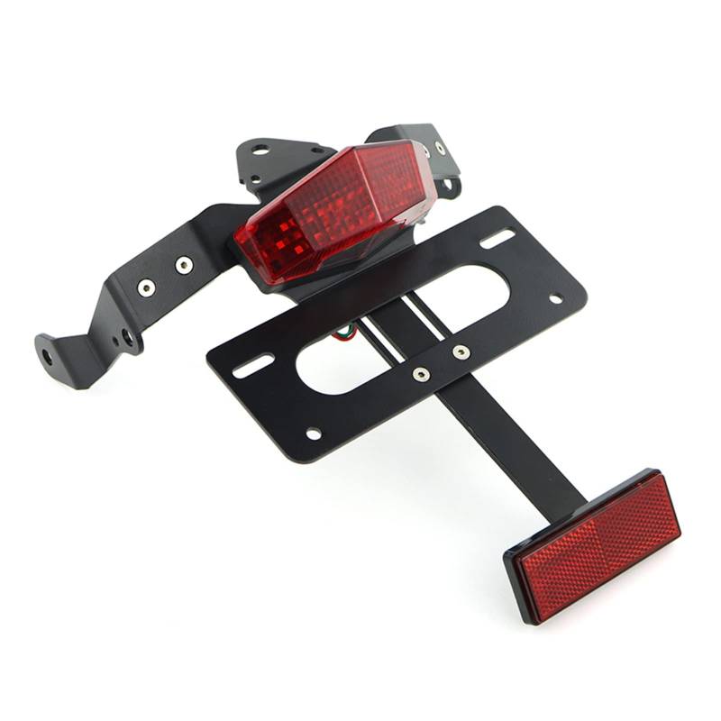 Motorcycle Tail Tidy Fender Eliminator Number License Plate Holder Fit Compatible with Kawasaki Vulcan S 2015-2022 Vulcan Cafe 2018-2022(Red) von YHURALTEX
