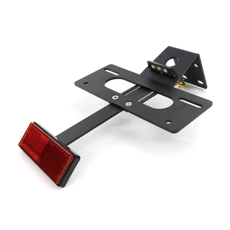 Motorrad-Heck-Ordnung, Kotflügel-Eliminator, Kennzeichenhalter, LED-Licht, passend for Benelli TNT 125/135 2017 2018 2019 2020 2021 2022 von YHURALTEX