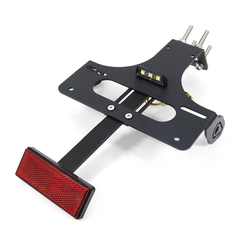 Motorradzubehör Heck-Fender-Eliminator-Kit Kennzeichenhalterhalterung Passend for Yamaha YZF R1 YZF-R1 2004-2006 von YHURALTEX