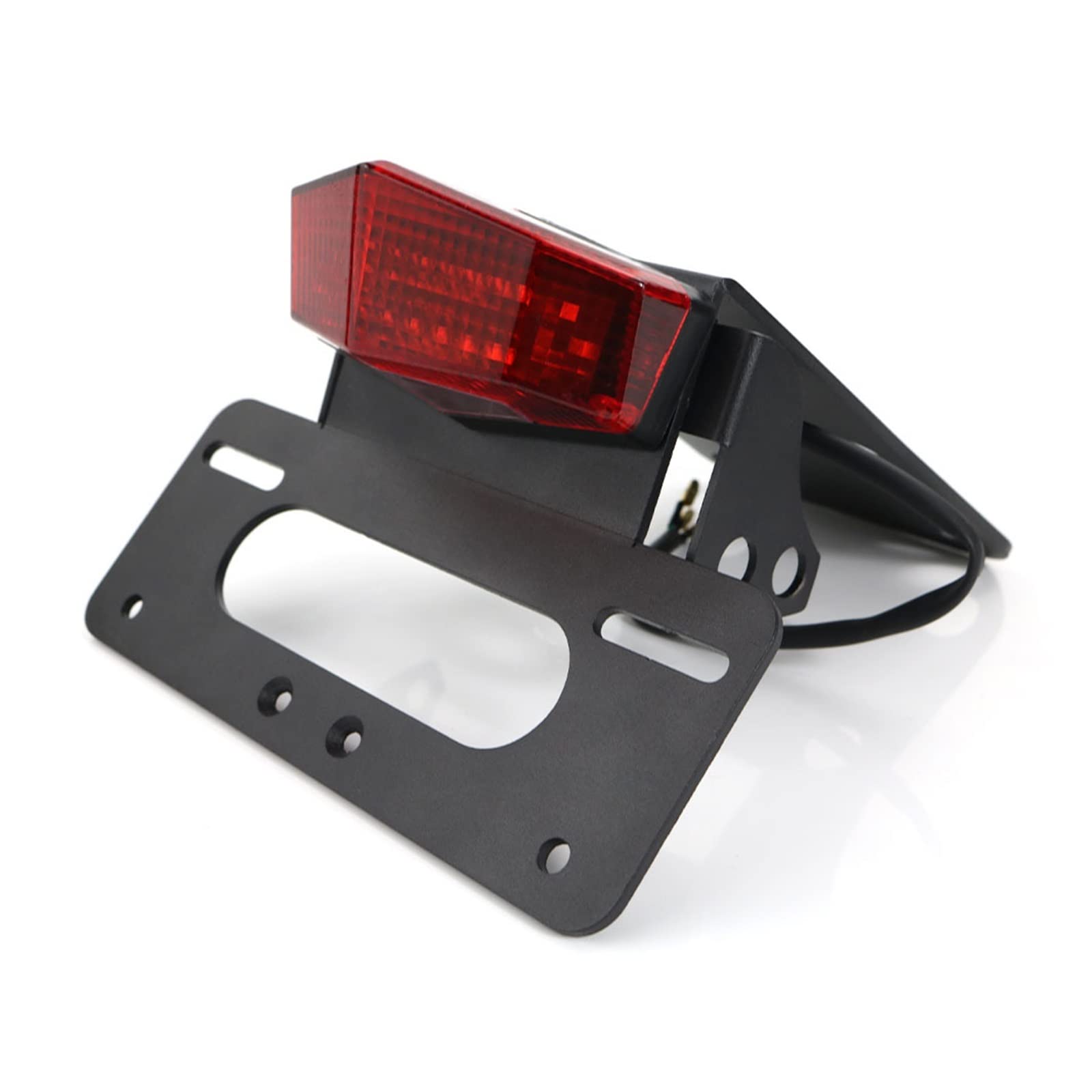 Tail Tidy Fender Eliminator Kit Kennzeichenhalter Halterung Passend for Kawasaki KLX250S KLX250SF KLX250T 2009-2014 KLX250 2021(Red) von YHURALTEX