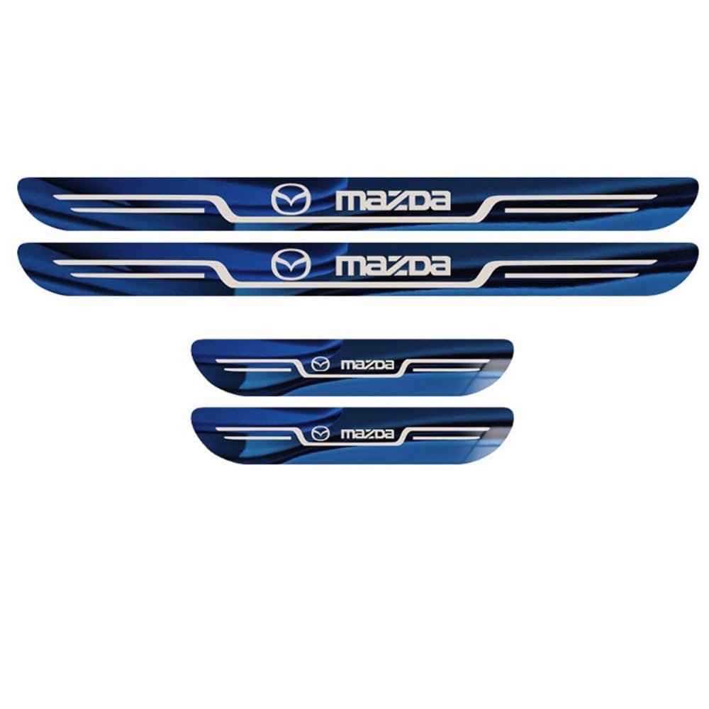 4 Stück Autos Edelstahl Türschwellerleisten für Mazda CX-5 2012-2021 2022 2023 2024, Einstiegsleisten Schutz Türschwellen Willkommen Pedal Auto Zierleisten Kratzschutz,Blue 4 Stück Autos Edelstahl Türschwellerleisten für Mazda CX-5 2012-2021 2022 2023 2024, Einstiegsleisten Schutz Türschwellen Willkommen Pedal Auto Zierleisten Kratzschutz,Blue von YIDIRUI