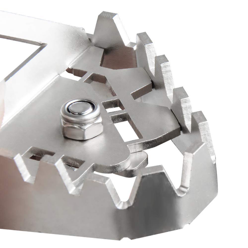 YIEBA Hinten Pedal Bremshebel Peg Pad Extension Zoom Extender Für CRF1000L Africa Twin CRF1000L Adventure Sports 2014-2019 Africa Twin CRF1100L Adventure 2020-2021 Silber YIEBA Hinten Pedal Bremshebel Peg Pad Extension Zoom Extender Für CRF1000L Africa Twin CRF1000L Adventure Sports 2014-2019 Africa Twin CRF1100L Adventure 2020-2021 Silber von YIEBA