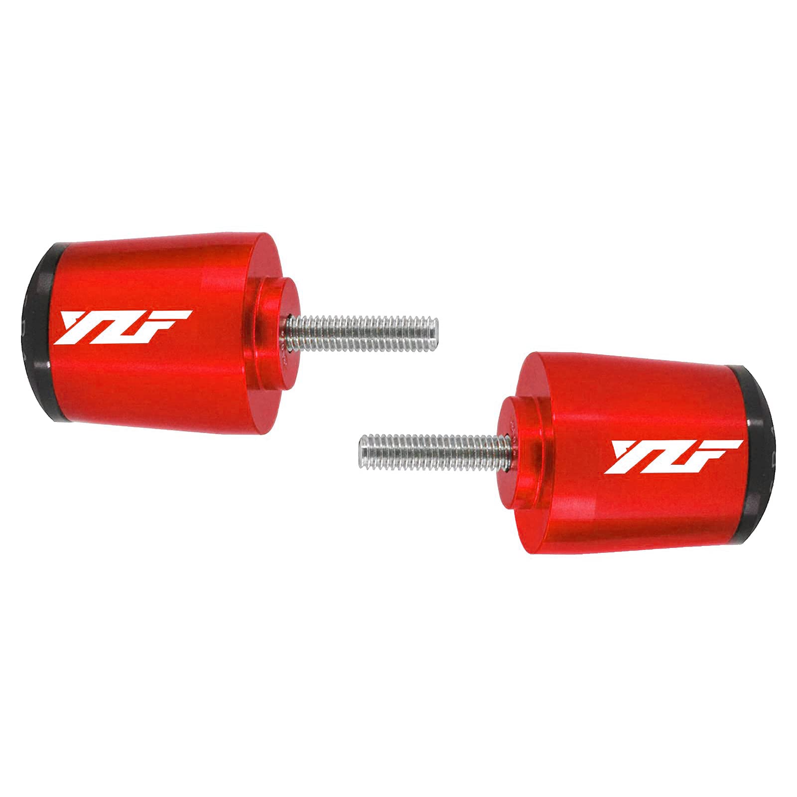 YIEBA Motorrad Racing Griffe Lenkerenden Handgriff Grip Cap Slider für Yamaha YZF-R1 YZF-R1M 2015-2021 / YZF-R6 2017-2020 (Rot) von YIEBA