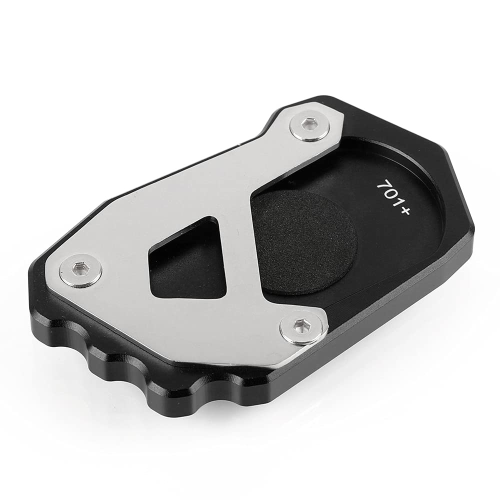 YIEBA Motorrad Seitenständer Vergrößerer Erweiterung Vergrößerer Pate Pad für R1250GS Adventure R1200GS LC Adventure 2016-2021 Schwarz+Silber YIEBA Motorrad Seitenständer Vergrößerer Erweiterung Vergrößerer Pate Pad für R1250GS Adventure R1200GS LC Adventure 2016-2021 Schwarz+Silber von YIEBA