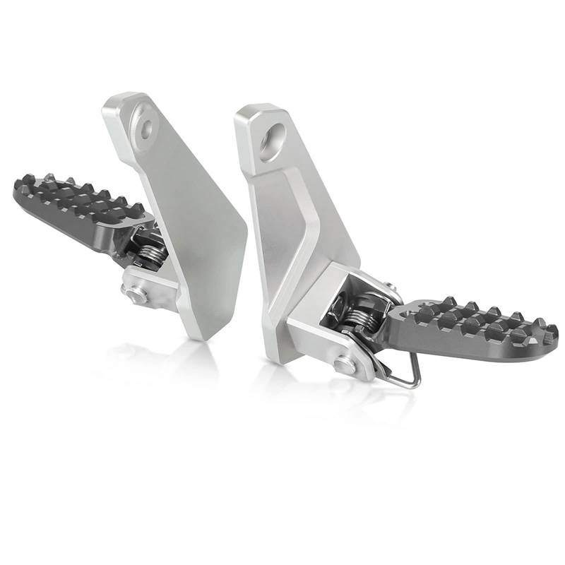 Hintere Fußstütze Klappbare Fußrasten für X-ADV 750 2021 2022 2023 2024 2025, Hinteres Beifahrer Pedal Set CNC Aluminium kann um 90 Grad gebogen werden von YIEBA