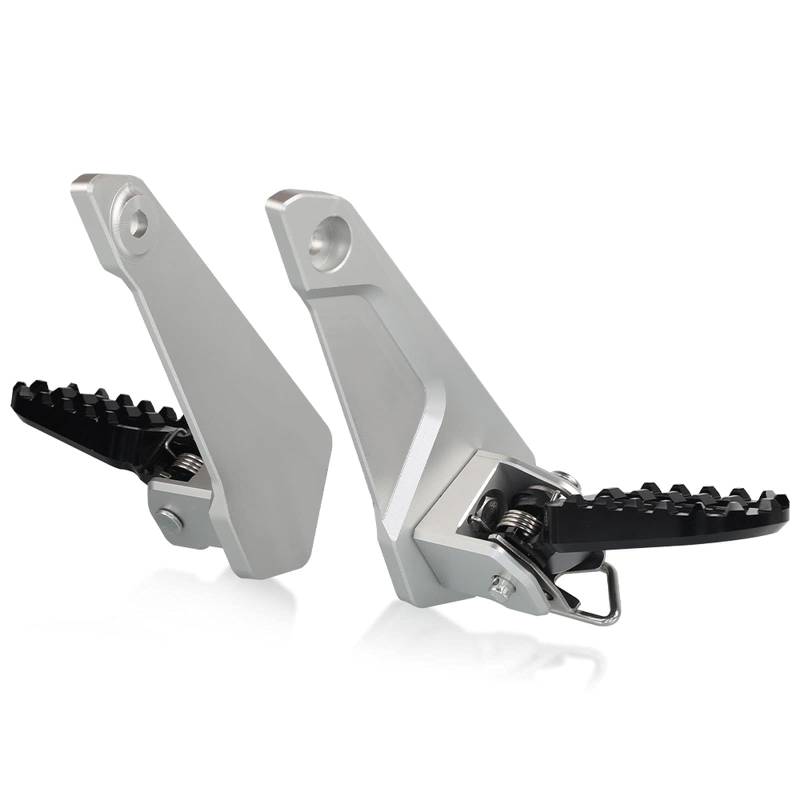 Hintere Fußstütze Klappbare Fußrasten für X-ADV 750 2021 2022 2023 2024 2025, Hinteres Beifahrer Pedal Set CNC Aluminium kann um 90 Grad gebogen werden von YIEBA