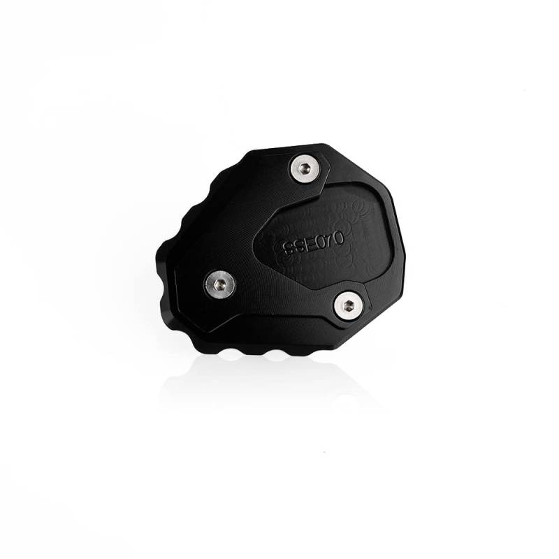 YIEBA Motorradzubehör Seitenständer Seitenständer Vergrößerer Erweiterung Vergrößerer Pate Pad für CB500X 2017 2018 2019 2020 2021 2022 CB400X 2021 Schwarz von YIEBA