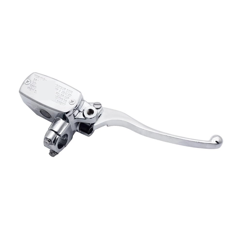 Griff Kupplung Bremshebel 7/8 "22mm Vorne Motorrad Hydraulische Bremspumpe Master Zylinder Silber Links Rechts Disc Bremshebel Universal W/Bremse Schalter M10 Griff Kupplung Bremshebel 7/8 "22mm Vorne Motorrad Hydraulische Bremspumpe Master Zylinder Silber Links Rechts Disc Bremshebel Universal W/Bremse Schalter M10 von YIFANGK