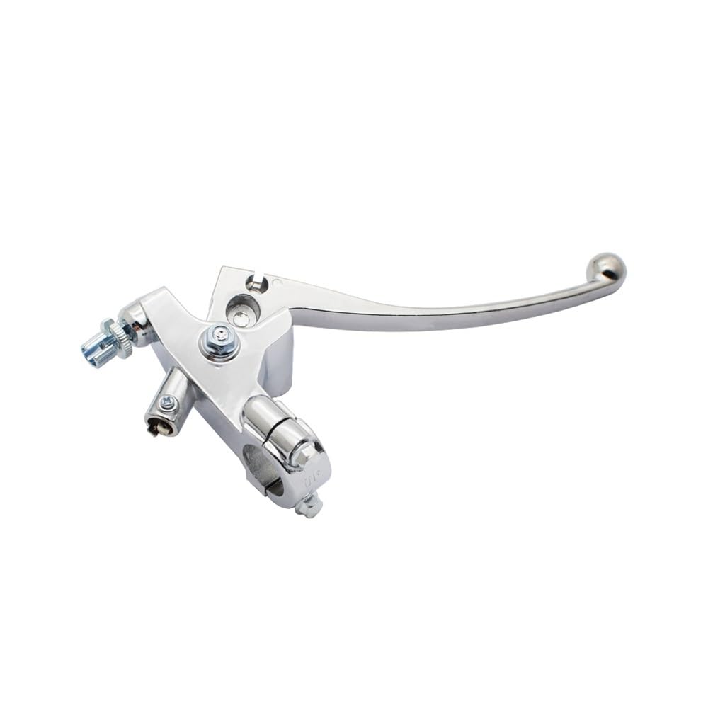 Griff Kupplung Bremshebel 7/8 "22mm Vorne Motorrad Hydraulische Bremspumpe Master Zylinder Silber Links Rechts Disc Bremshebel Universal W/Bremse Schalter M10 Griff Kupplung Bremshebel 7/8 "22mm Vorne Motorrad Hydraulische Bremspumpe Master Zylinder Silber Links Rechts Disc Bremshebel Universal W/Bremse Schalter M10 von YIFANGK