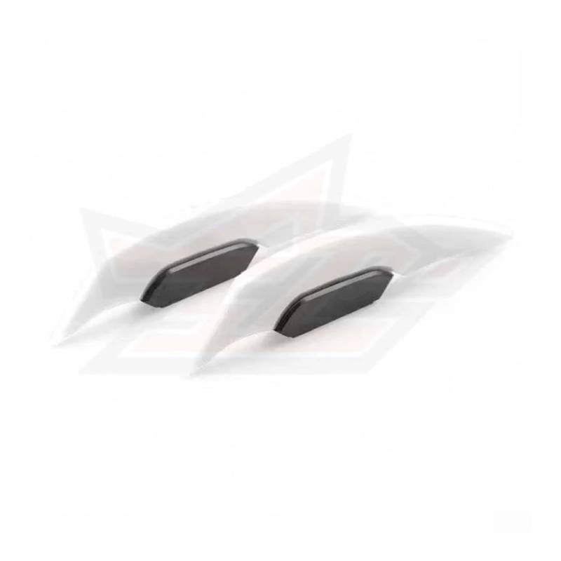 Motorräder Seitenwinglet 1 Paar Universal Motorrad Winglet Aerodynamische Spoiler Dynamische Flügel Dekoration Aufkleber Motorrad Roller Motorrad Trim Seitenwindflosse von YIFANGK