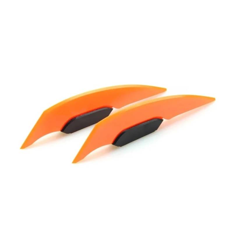 Motorräder Seitenwinglet 1 Paar Universal Motorrad Winglet Aerodynamische Spoiler Dynamische Flügel Dekoration Aufkleber Motorrad Roller Motorrad Trim Seitenwindflosse von YIFANGK