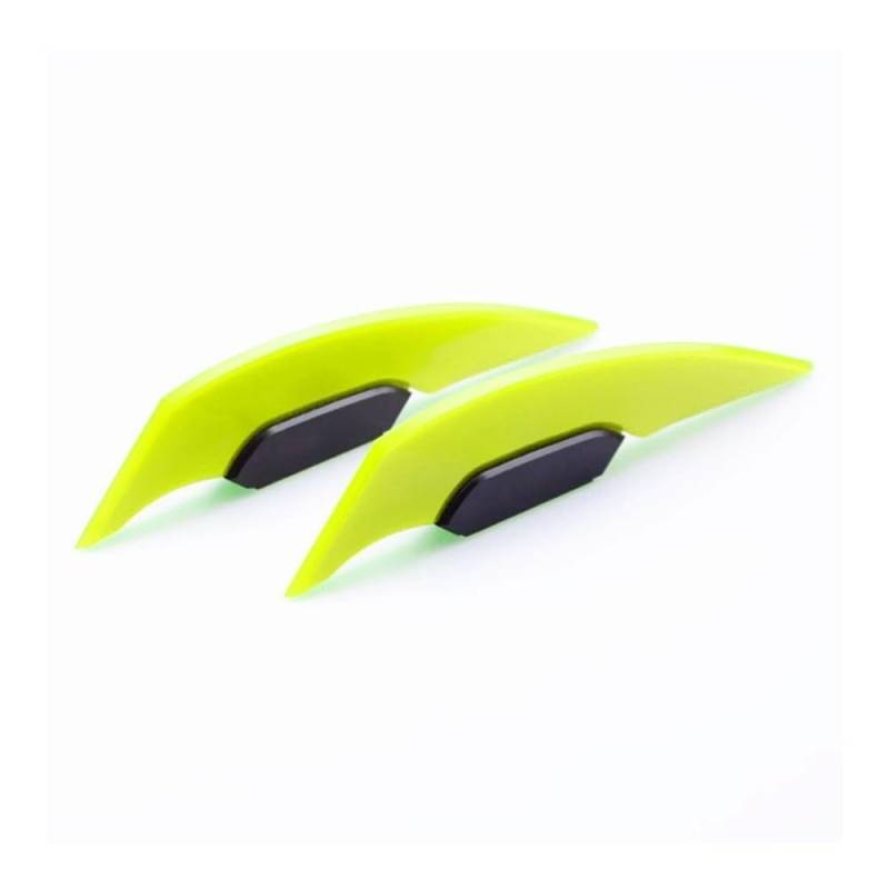 Motorräder Seitenwinglet 2 PCs Motorrad Modifikation Wind Flügel Motorrad Körper Dekoration Moto Vorderseite Spoiler Aerodynamische Flügel Motorrad Zubehör Seitenwindflosse von YIFANGK
