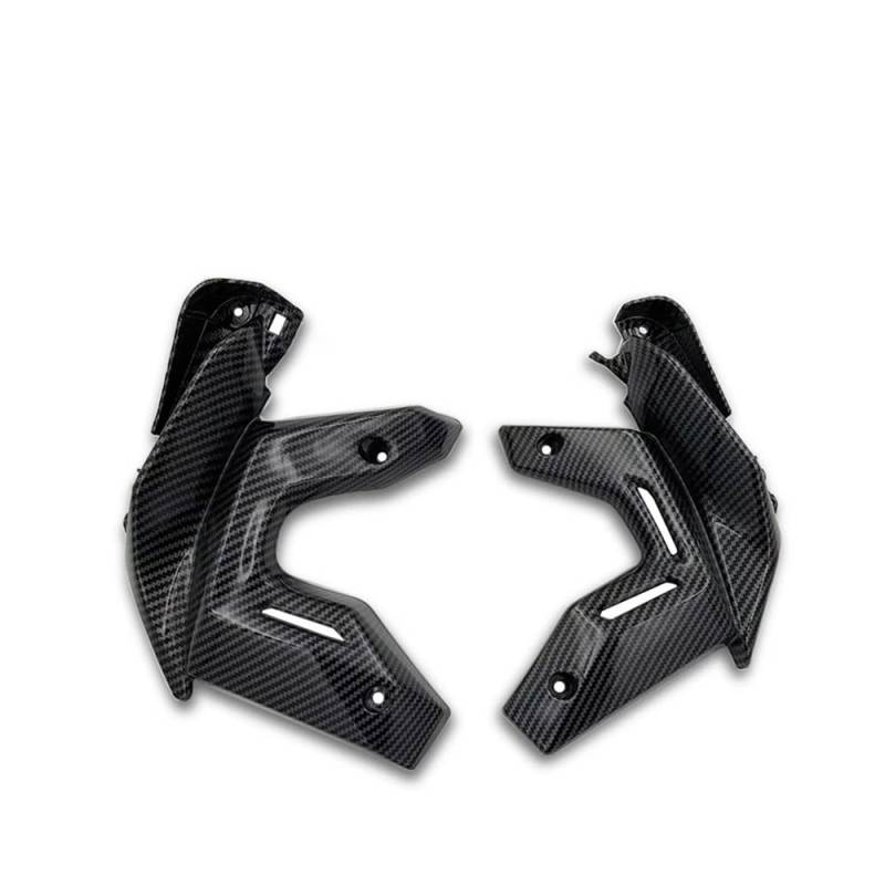 Motorräder Seitenwinglet 2023 Z650 Motorradzubehör Kühlerseitenabdeckung Panel Verkleidung Gugel Für Z 650 2017 2018 2019 2020 2021 2022 Seitenwindflosse von YIFANGK
