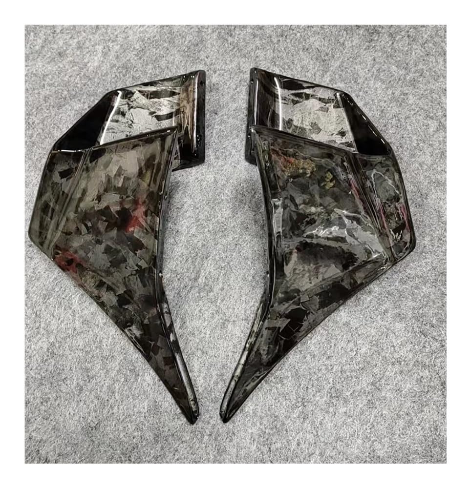 Motorräder Seitenwinglet Festflügelwind Für Ninja 400 Für Ninja400 Motorradverkleidung Aerodynamische Winglet Windschutzscheibe Spoiler Für 400 2018-2023 Seitenwindflosse von YIFANGK
