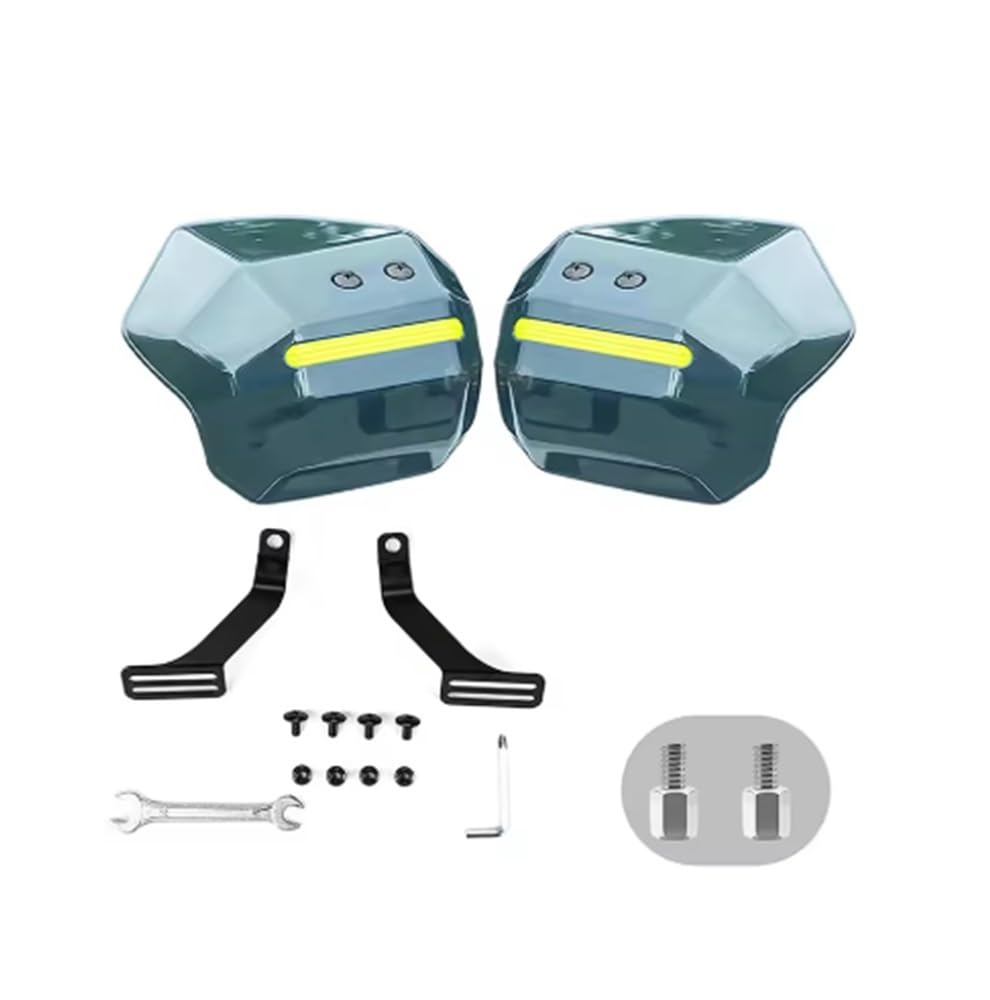 Motorräder Seitenwinglet Motorrad 1 Set Wind Regen Und Sonnenschutz Handschutz Für ATV Roller Motorrad Mit Nacht Reflektierende Streifen Seitenwindflosse Motorräder Seitenwinglet Motorrad 1 Set Wind Regen Und Sonnenschutz Handschutz Für ATV Roller Motorrad Mit Nacht Reflektierende Streifen Seitenwindflosse von YIFANGK