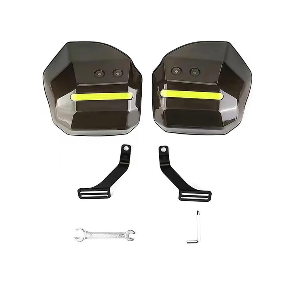 Motorräder Seitenwinglet Motorrad 1 Set Wind Regen Und Sonnenschutz Handschutz Für ATV Roller Motorrad Mit Nacht Reflektierende Streifen Seitenwindflosse Motorräder Seitenwinglet Motorrad 1 Set Wind Regen Und Sonnenschutz Handschutz Für ATV Roller Motorrad Mit Nacht Reflektierende Streifen Seitenwindflosse von YIFANGK
